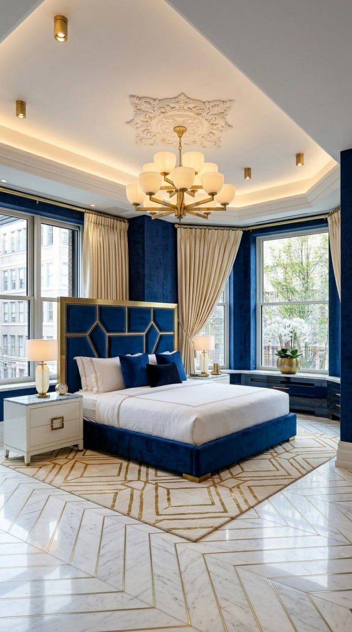 Art Deco Interior Design with AI: 15 Room Designs