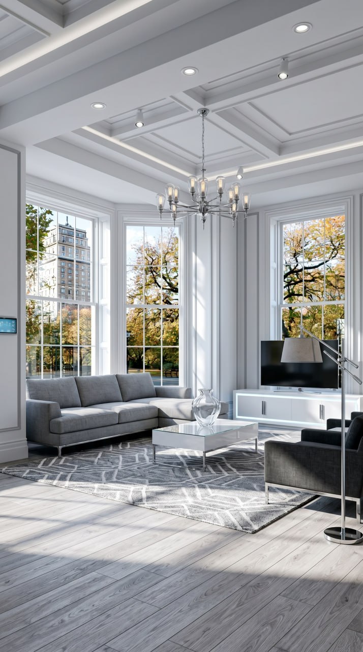 Modern Home Interior Design with AI: 15 Room Designs