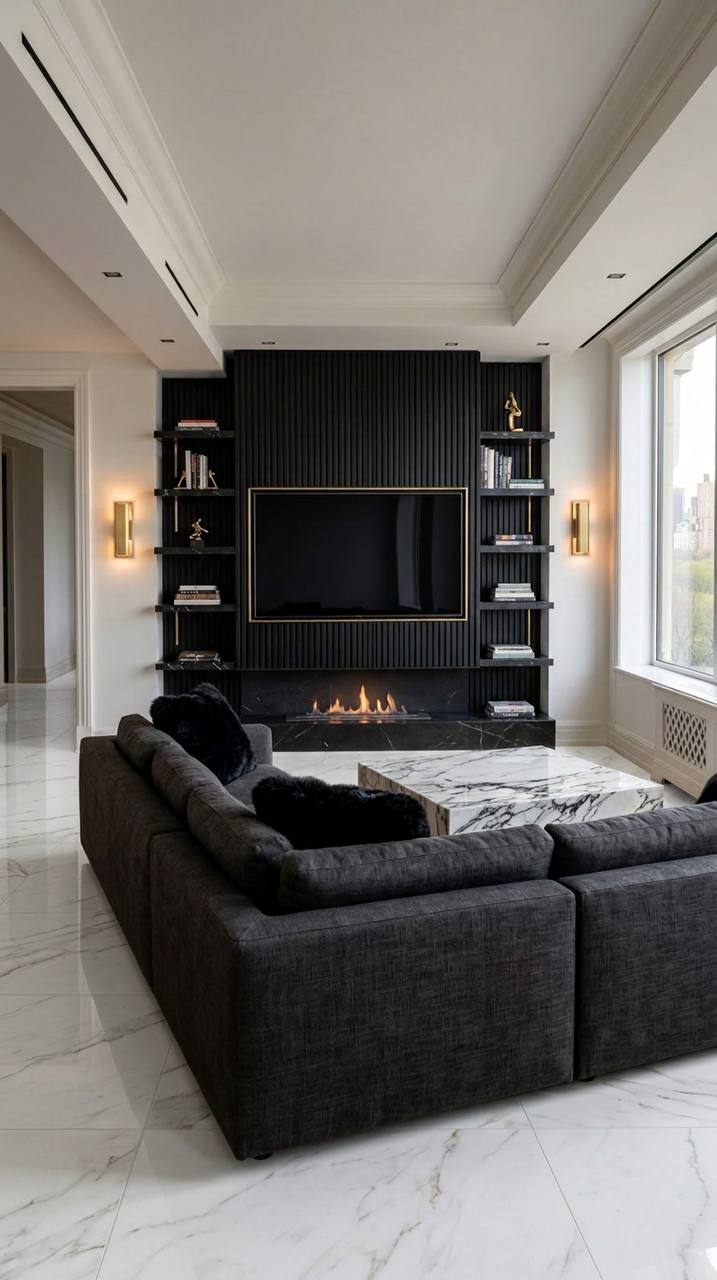 White Marble Floor