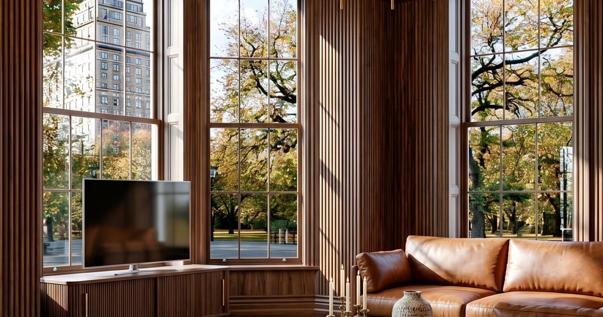 Fluted Walnut Interior Design with AI: 15 Room Designs