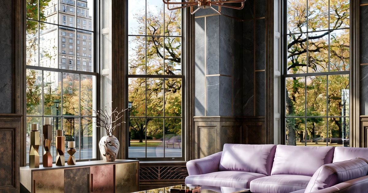 Mixed Metals Interior Design with AI: 15 Room Designs