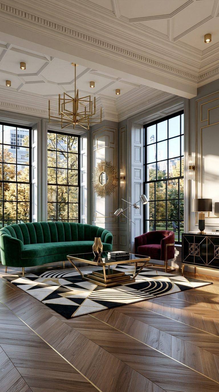 Neo-Deco Interior Design: A Full Home Tour in Six Rooms, Designed with AI (2026)
