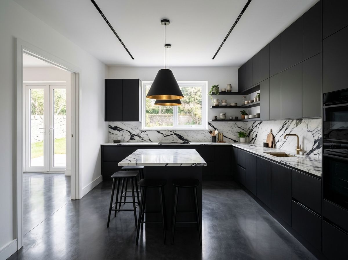 Kitchen redesigned with AI interior design — what it costs vs hiring a designer