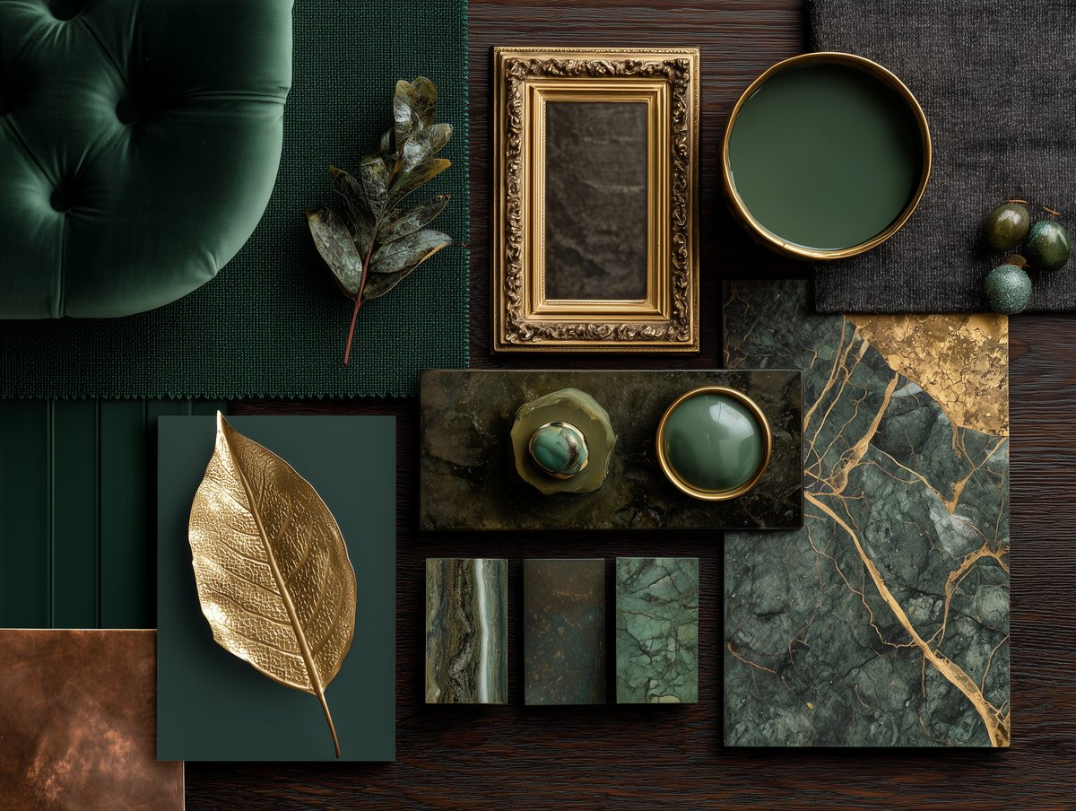Emerald & Gold Elegance